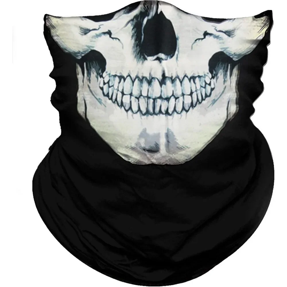 Skull Face Mask Microfiber Breathable Dust Sun Wind Motorcycle Riding